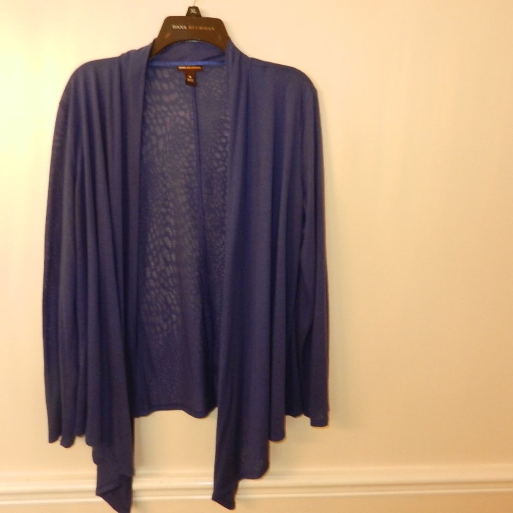 Dana Buchman Blue Soft fadeaway soft jacket 💙